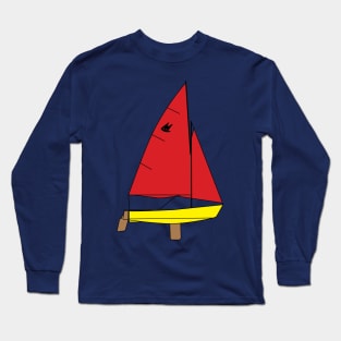 Mirror Dinghy Sailboat Long Sleeve T-Shirt